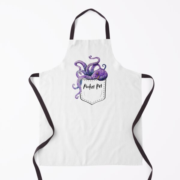 Item preview, Whimsical Purple Octopus in Front Pocket designed and sold by OnaleeNicklinArt.