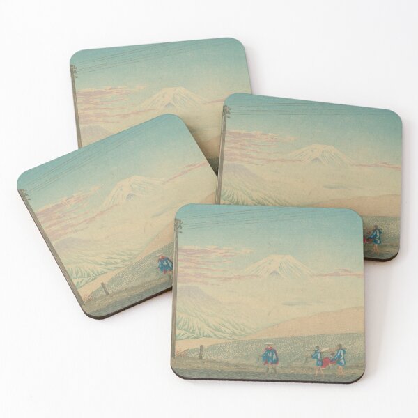 Item preview, Vintage Japanese Road with Mount Fuji and Telegraph Pole designed and sold by vekotpu.