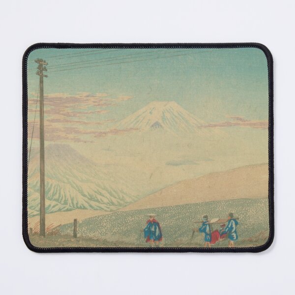 Item preview, Vintage Japanese Road with Mount Fuji and Telegraph Pole designed and sold by vekotpu.