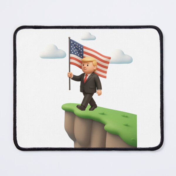 Item preview, Political Suicide GOP MAGA Walking Off a Cliff Anti Trump Economy Protest Gas Prices War Corruption Epstein Files designed and sold by BuyShirtsOnline.