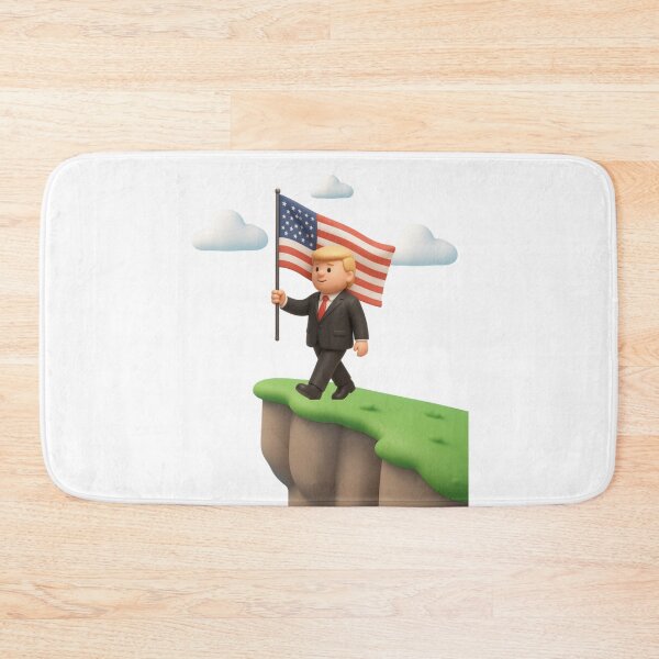 Item preview, Political Suicide GOP MAGA Walking Off a Cliff Anti Trump Economy Protest Gas Prices War Corruption Epstein Files designed and sold by BuyShirtsOnline.