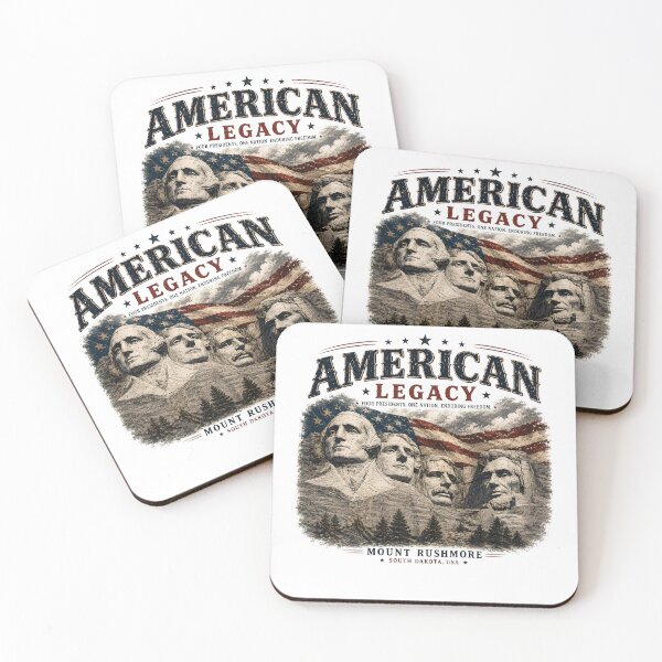 Item preview, American Legacy – Mount Rushmore Vintage Patriotic Design designed and sold by Fishartpoint.
