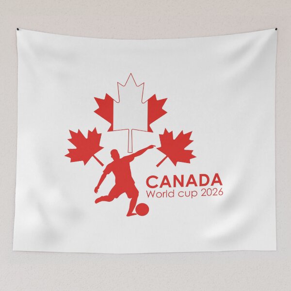 Item preview, Canada Soccer Player Silhouette World Cup 2026 Sticker designed and sold by topprinting.