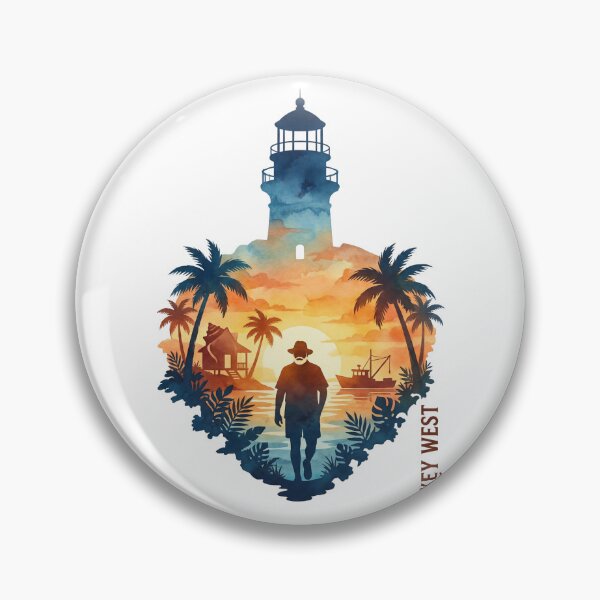 Item preview, Key West Sunset Lighthouse Relaxing Vacation  designed and sold by Milasneeze.