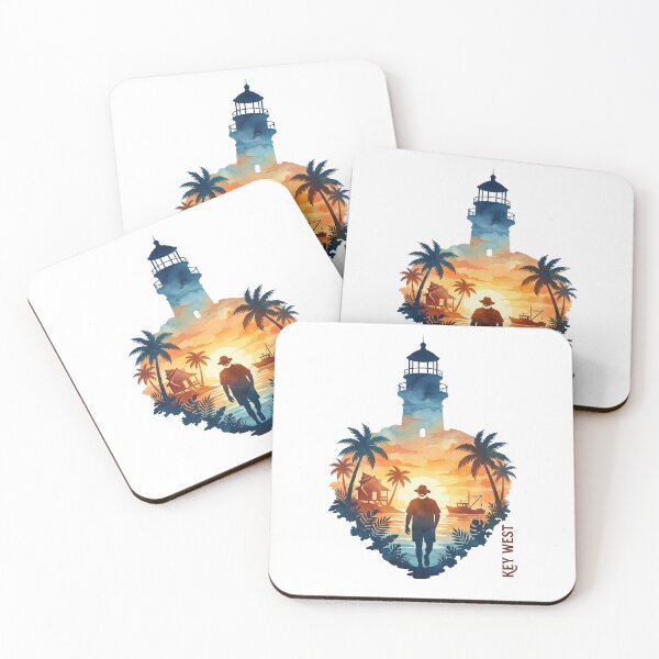 Item preview, Key West Sunset Lighthouse Relaxing Vacation  designed and sold by Milasneeze.
