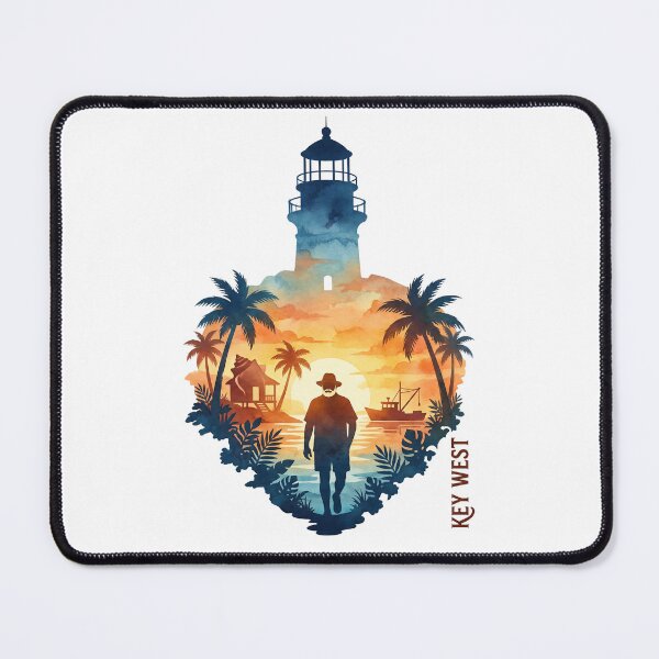 Item preview, Key West Sunset Lighthouse Relaxing Vacation designed and sold by Milasneeze.