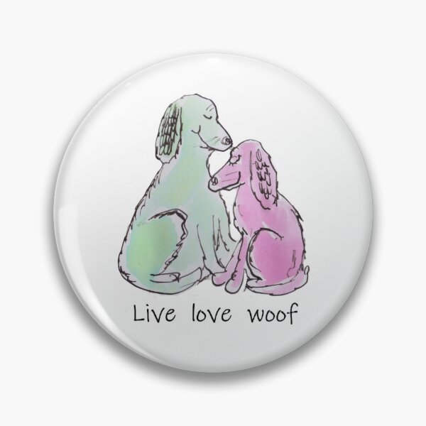 Item preview, Dogs in love designed and sold by Inky Fingers Illustrations.