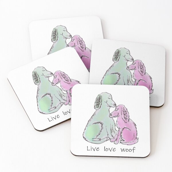 Item preview, Dogs in love designed and sold by Inky Fingers Illustrations.