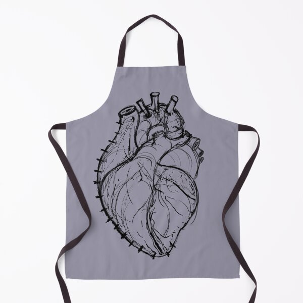Item preview, Stiched Together | Gothic Ink Anatomical Heart Sketch designed and sold by Combat the Apathy.