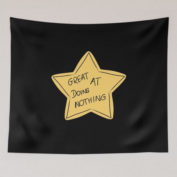Item preview, Great At Doing Nothing Star designed and sold by HugSomeNettles.