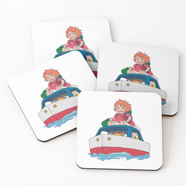 Item preview, Ponyo Cute Boat Illustration designed and sold by Iska-Designs.