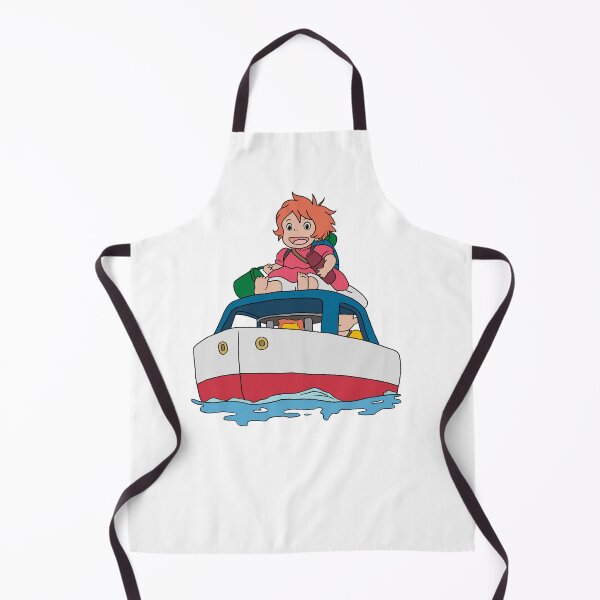 Item preview, Ponyo Cute Boat Illustration designed and sold by Iska-Designs.