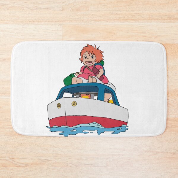 Item preview, Ponyo Cute Boat Illustration designed and sold by Iska-Designs.