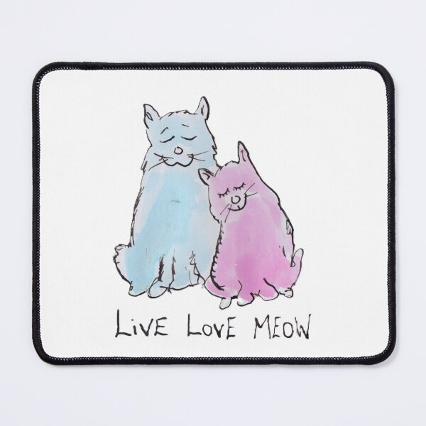 Item preview, Cats in love designed and sold by Inky Fingers Illustrations.