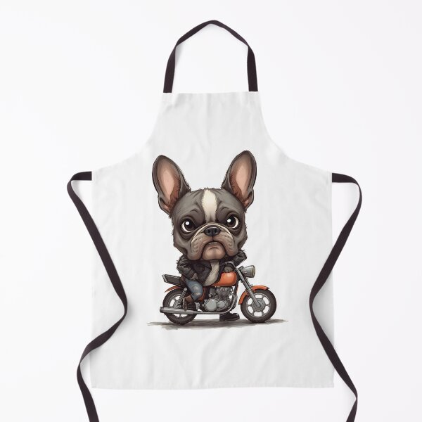 Item preview, French Bulldog Biker on Vintage Motorcycle designed and sold by Paulocdias.