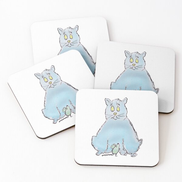 Item preview, Cat and mouse designed and sold by Inky Fingers Illustrations.