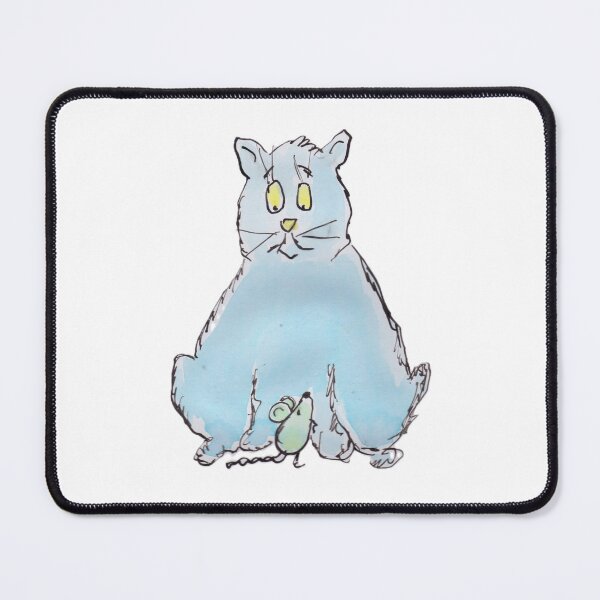 Item preview, Cat and mouse designed and sold by Inky Fingers Illustrations.