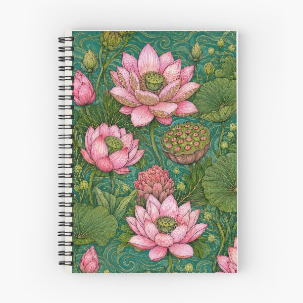 Item preview, Welcome Thailand Lotus Garden – Cute Thai Travel Floral Pattern designed and sold by Beeform.