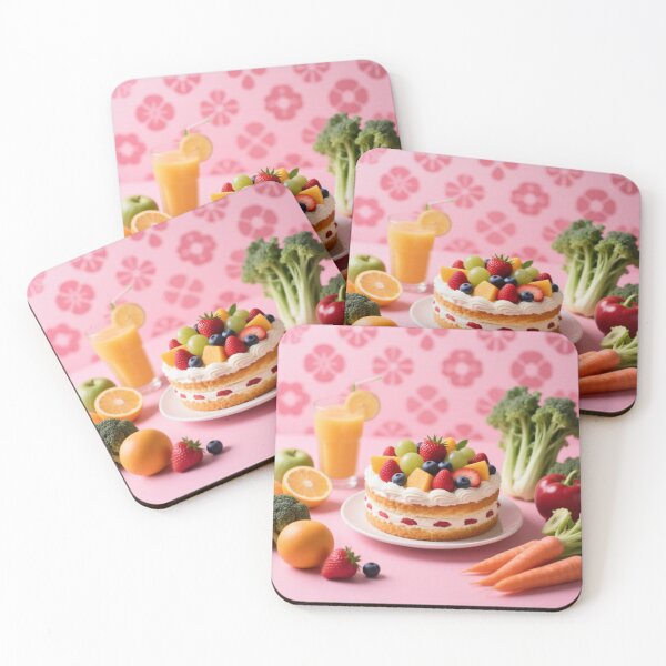 Item preview, Pastel Pink Healthy Feast designed and sold by omg-designs.
