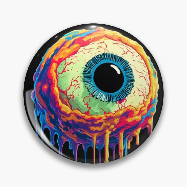 Item preview, Psychedelic Melting Eyeball Illustration designed and sold by ✸Mikaia✸.