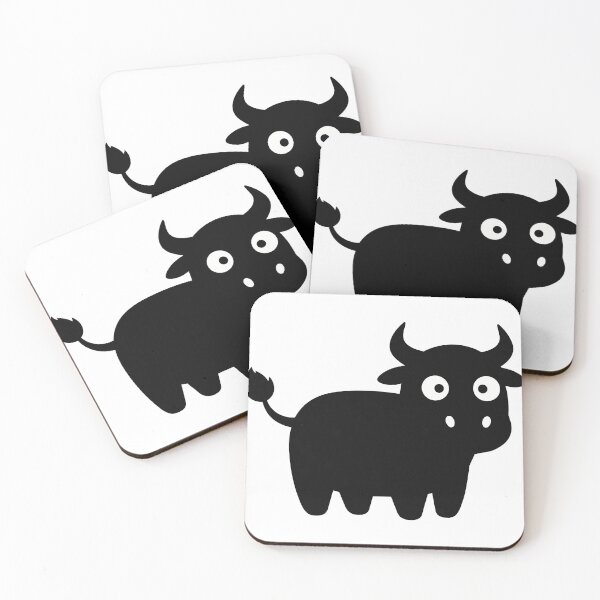 Item preview, Cute Black Bull Sticker - Kawaii Chibi Ox Silhouette Print Minimalist Farmhouse Calf White Background Nursery Wall Art Zodiac Gift designed and sold by BestChoiceService.