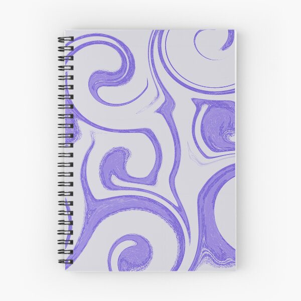 Item preview, Abstract Violet Swirls - Pastel Purple Liquid Marble Fluid Pattern designed and sold by CaramelCo.