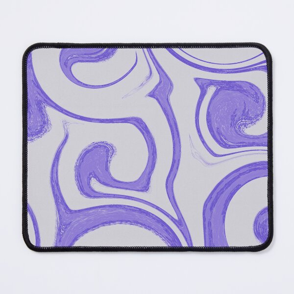 Item preview, Abstract Violet Swirls - Pastel Purple Liquid Marble Fluid Pattern designed and sold by CaramelCo.