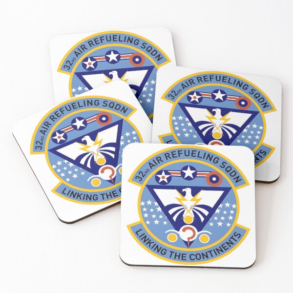 Item preview, US Air Force 32nd Air Refueling Squadron Insignia designed and sold by CharlieDesings.