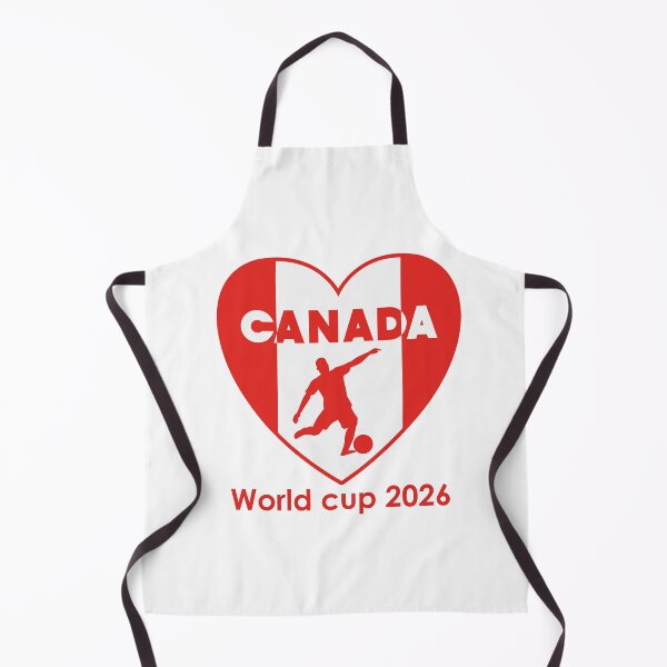 Item preview, Canada Soccer Flag Heart Silhouette World Cup 2026 designed and sold by topprinting.
