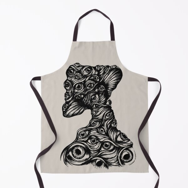 Item preview, Mushroom of Eyes | Psychedelic Surreal Ink Art designed and sold by Combat the Apathy.