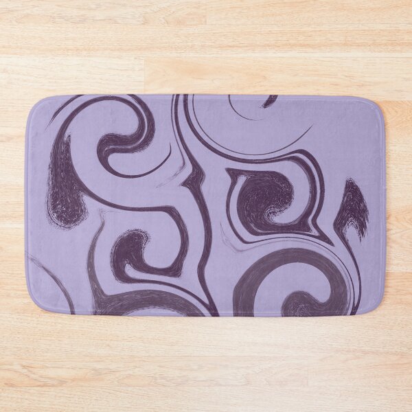 Item preview, Abstract Lavender Swirls - Muted Purple Liquid Marble Pattern designed and sold by CaramelCo.