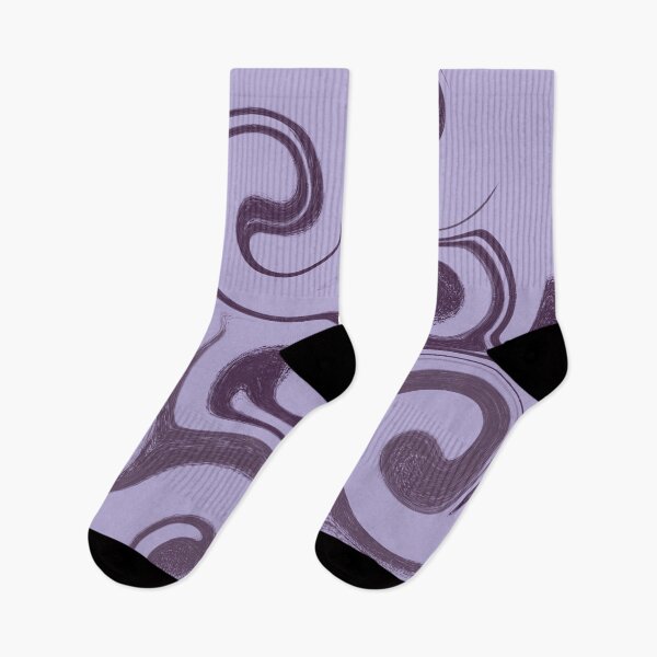 Item preview, Abstract Lavender Swirls - Muted Purple Liquid Marble Pattern designed and sold by CaramelCo.