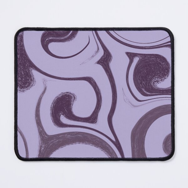 Item preview, Abstract Lavender Swirls - Muted Purple Liquid Marble Pattern designed and sold by CaramelCo.
