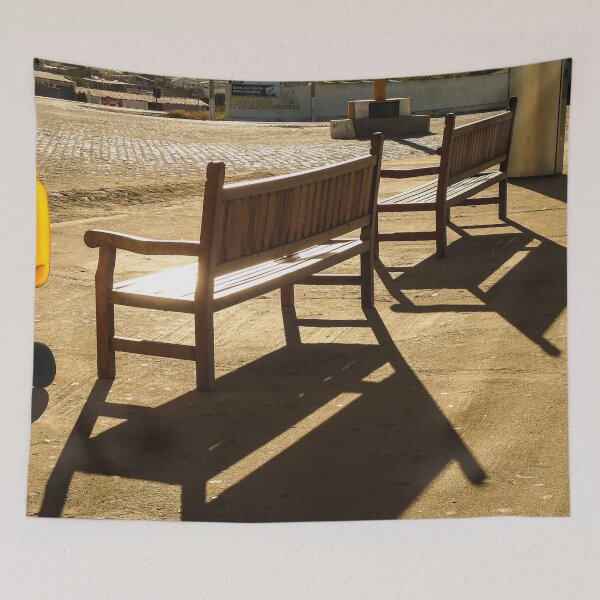 Item preview, park bench in the afternoon designed and sold by felipequeiroz.