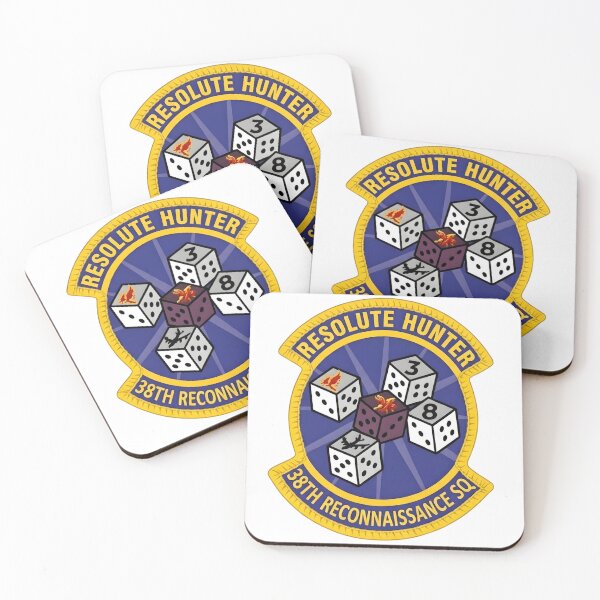 Item preview, US Air Force 38th Reconnaissance Squadron "Resolute Hunter" Insignia designed and sold by CharlieDesings.