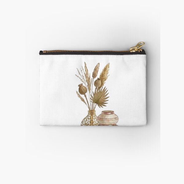 Item preview, Elegant Minimalist Dried Floral Vase Art designed and sold by Northern Glow Art.