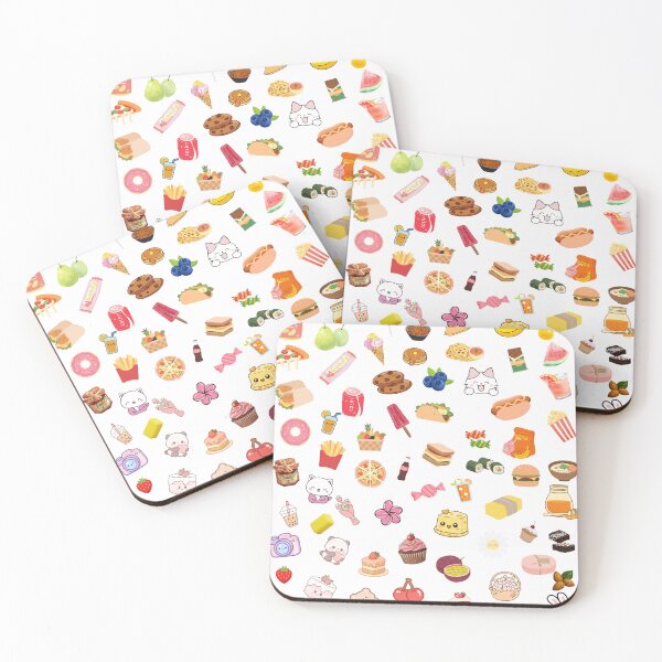 Item preview, Cute Kawaii Food Pattern designed and sold by SRM27.