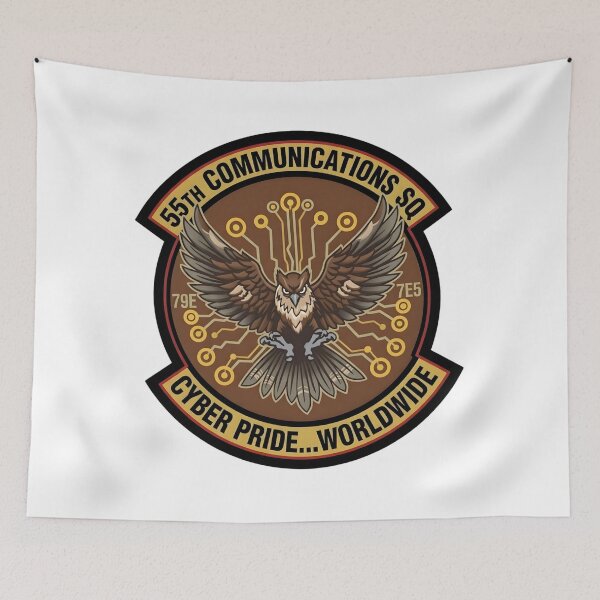 Item preview, US Air Force 55th Communications Squadron Insignia designed and sold by CharlieDesings.
