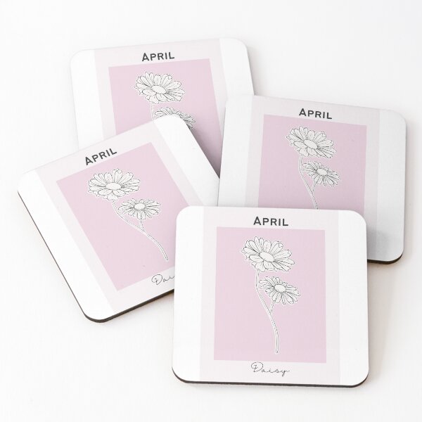 Item preview, Pink Daisies April Birth Flower Pretty Illustration designed and sold by winterpumpkin.