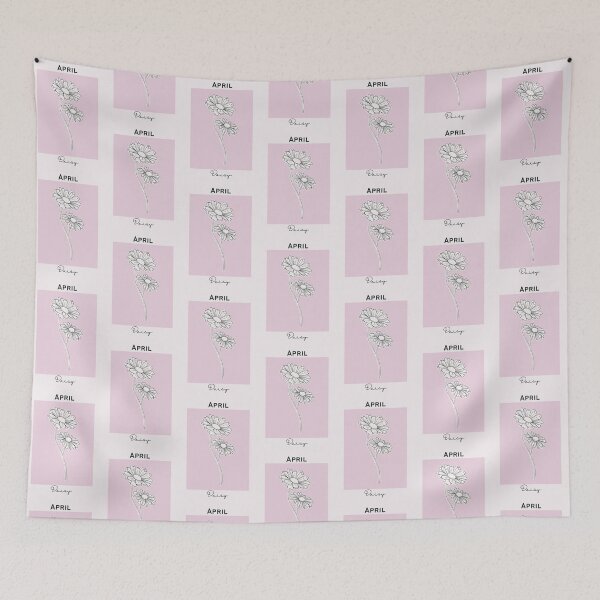Item preview, Pink Daisies April Birth Flower Pretty Illustration designed and sold by winterpumpkin.