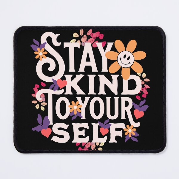 Item preview, Stay Kind To Yourself Retro Groovy Typography Graphic designed and sold by VantaStudios05.