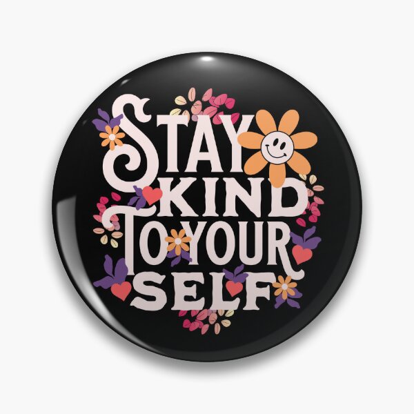 Item preview, Stay Kind To Yourself Retro Groovy Typography Graphic designed and sold by VantaStudios05.