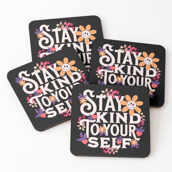 Item preview, Stay Kind To Yourself Retro Groovy Typography Graphic designed and sold by VantaStudios05.