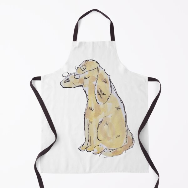 Item preview, Brown dog wearing glasses designed and sold by Inky Fingers Illustrations.