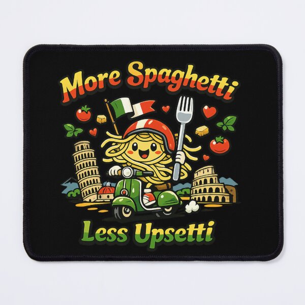 Item preview, More spaghetti less upsetti pasta riding around Italy designed and sold by HiPatti.
