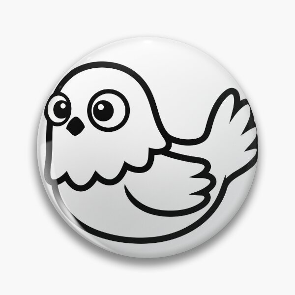 Item preview, Cute Confused Chicken Sticker - Kawaii Chibi Silly Hen Print Minimalist Bold Outline Funny Chick Nursery Wall Art designed and sold by BestChoiceService.
