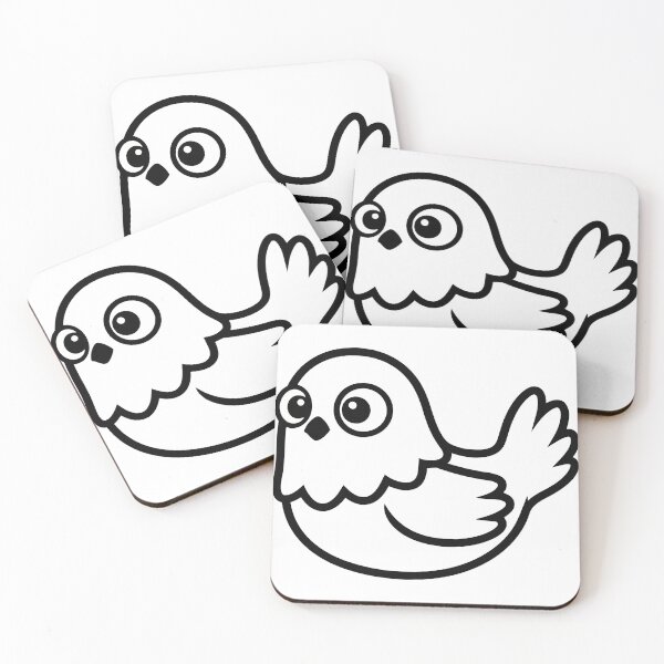 Item preview, Cute Confused Chicken Sticker - Kawaii Chibi Silly Hen Print Minimalist Bold Outline Funny Chick Nursery Wall Art designed and sold by BestChoiceService.