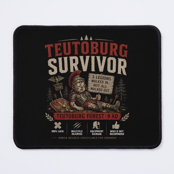 Item preview, Teutoburg Forest Survivor Ancient History Humor designed and sold by Retr0Tshirts.