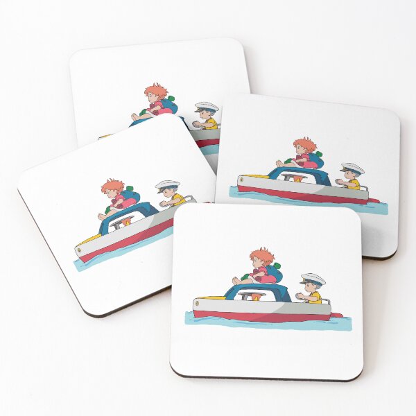 Item preview, Ponyo Sosuke Cute Boat Illustration designed and sold by Iska-Designs.