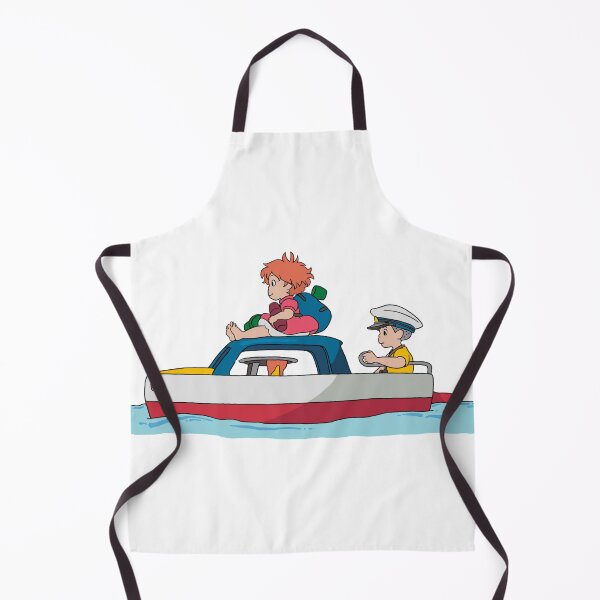 Item preview, Ponyo Sosuke Cute Boat Illustration designed and sold by Iska-Designs.